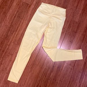 NVGTN canary yellow full length legging
